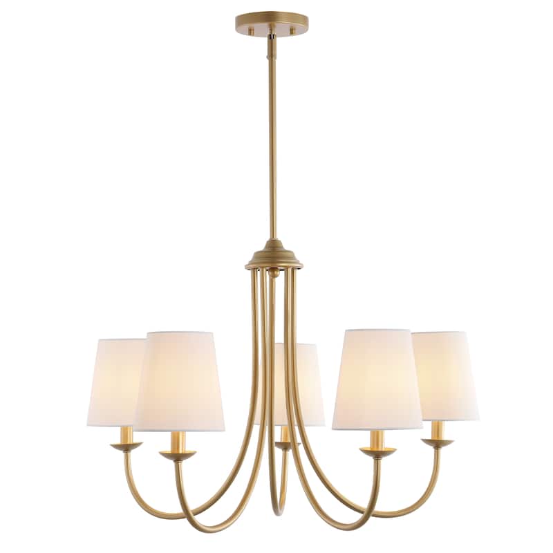 SAFAVIEH Lighting Aletha Chandelier - 26" W x 26" D x 27-57" H