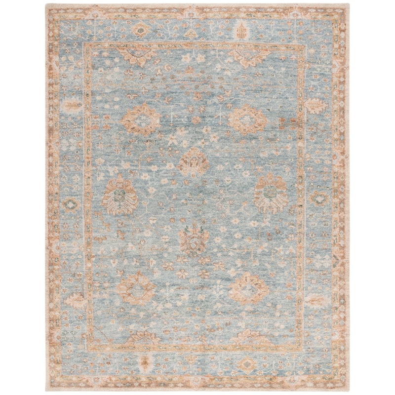 SAFAVIEH Couture Hand-Knotted Samarkand Solvig Traditional Wool Rug