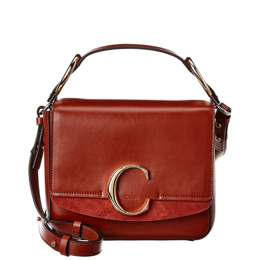chloe c leather shoulder bag