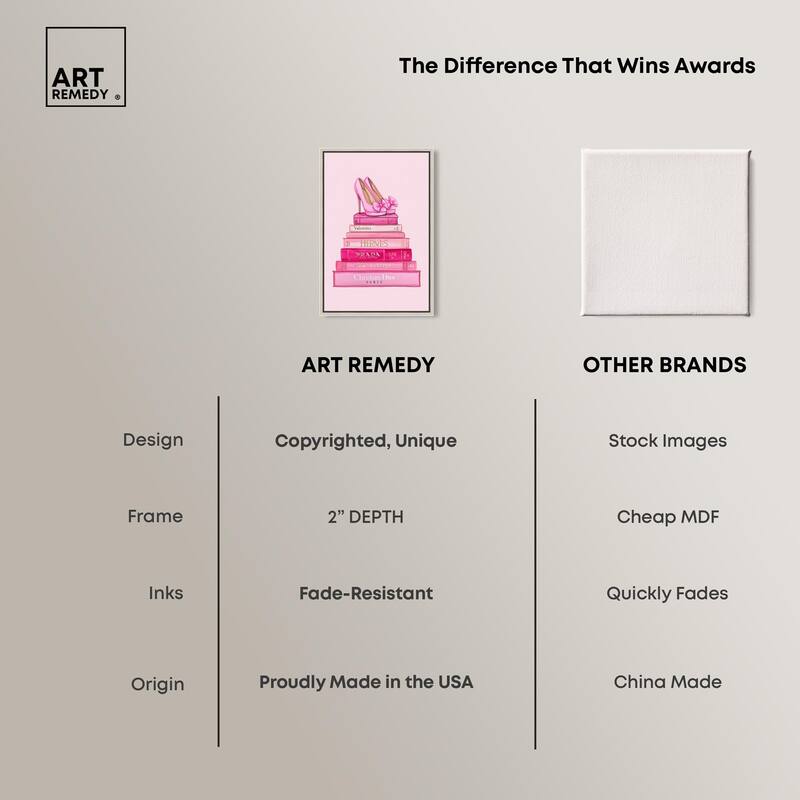 Fashion books in Pink Canvas by Art Remedy