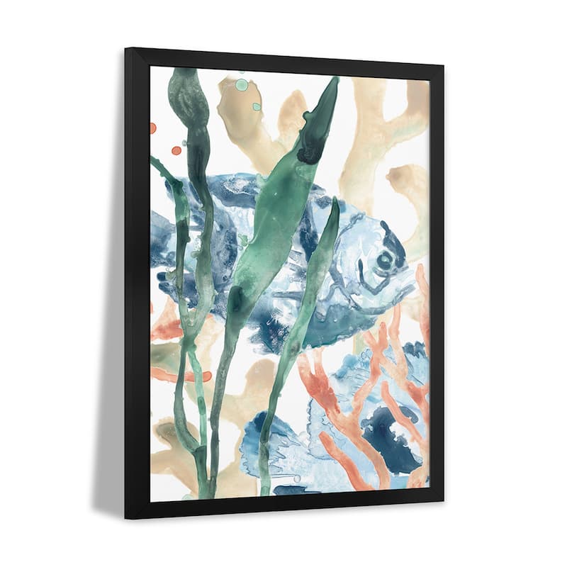 In the Kelp I Premium Framed Poster by June Erica Vess