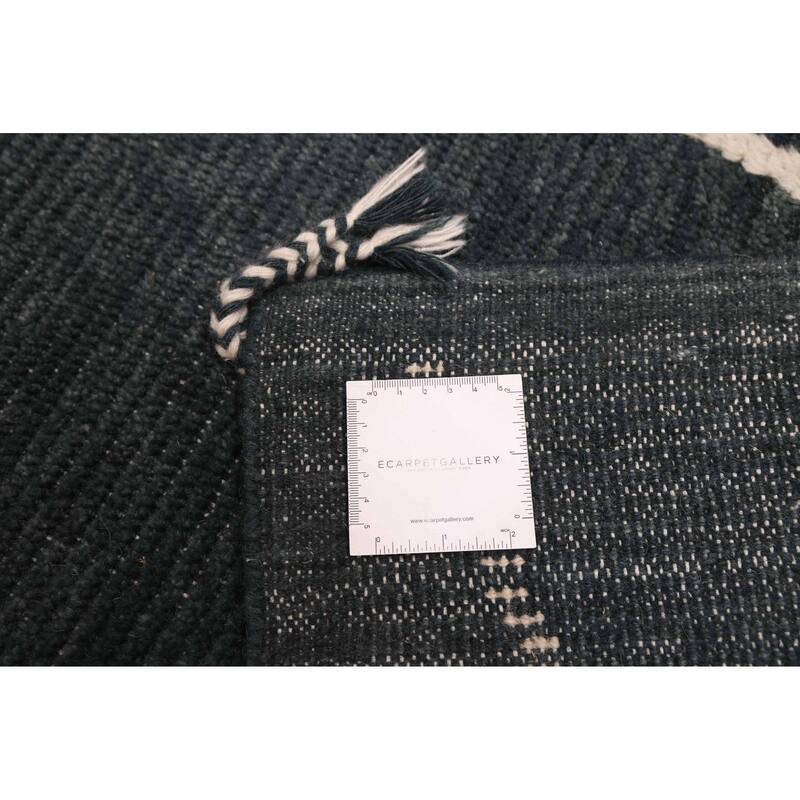 ECARPETGALLERY Hand-knotted Pak Finest Marrakesh Dark Green Wool Rug - 9'5 x 11'8