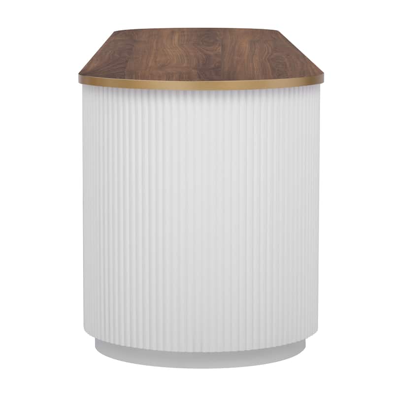 78" Modern TV Stand with 6 Cabinets& 2 Open Compartments, Entertainment Center for TVs up to 90", Television Console