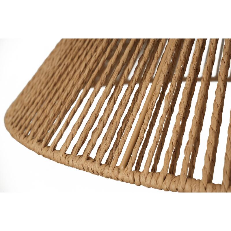 Kenroy Home Twine 1-Light Semi-Flush Mount - Brushed Gold