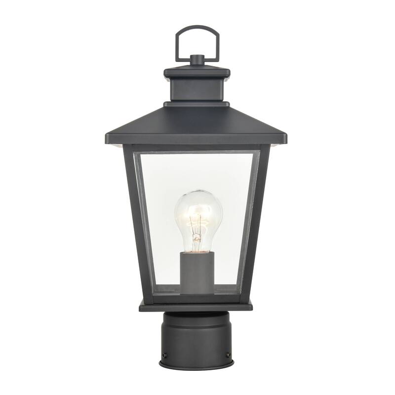 Millennium Lighting Bellmon 1 Light Outdoor Post Lantern with a Clear Glass Shade