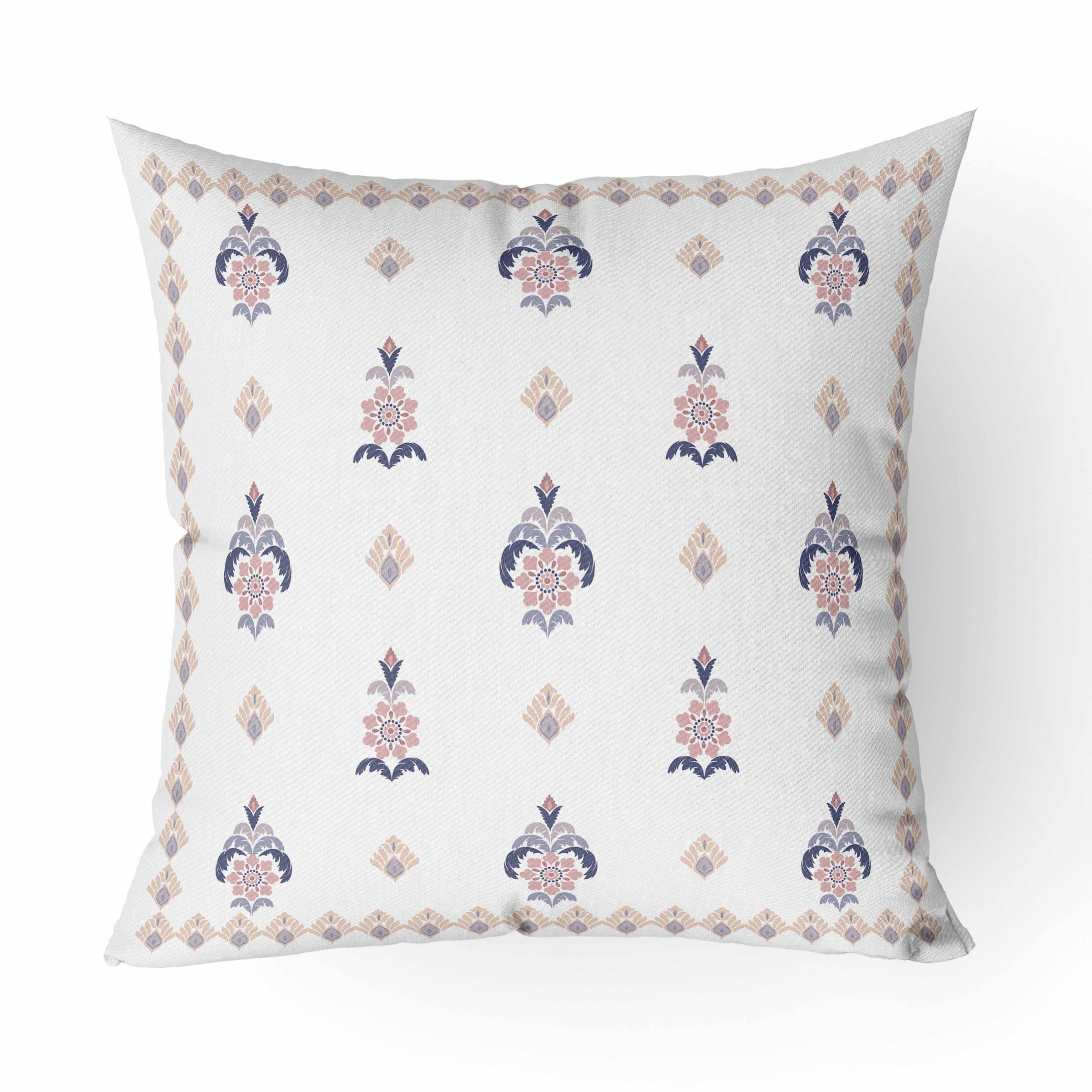 Flower Feather Indoor/Outdoor Pillow 16x16