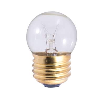 Bulbrite Pack of (25) 7.5 Watt Dimmable S14 Incandescent Light Bulbs with Medium (E26) Base, Clear