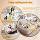 preview thumbnail 5 of 5, 70" Adjustable Bean Bag Sofa Bed for Humans & Pets with Massage Pillow & 2 Soft Pillows , Velvet Waterproof Cover