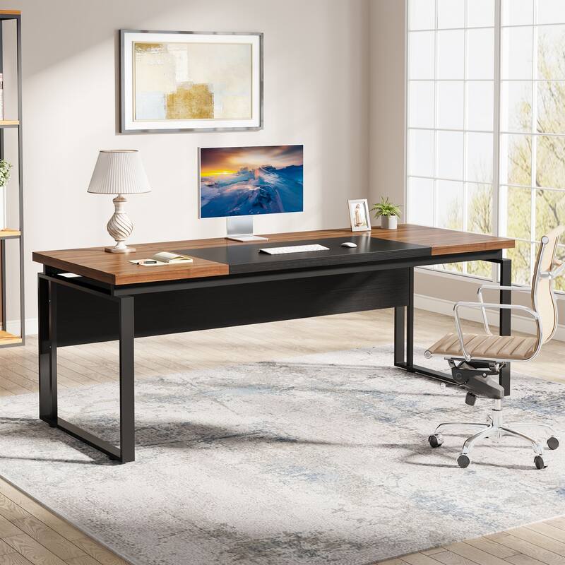 63-inch Executive Computer Desk Writing Table for Home Office