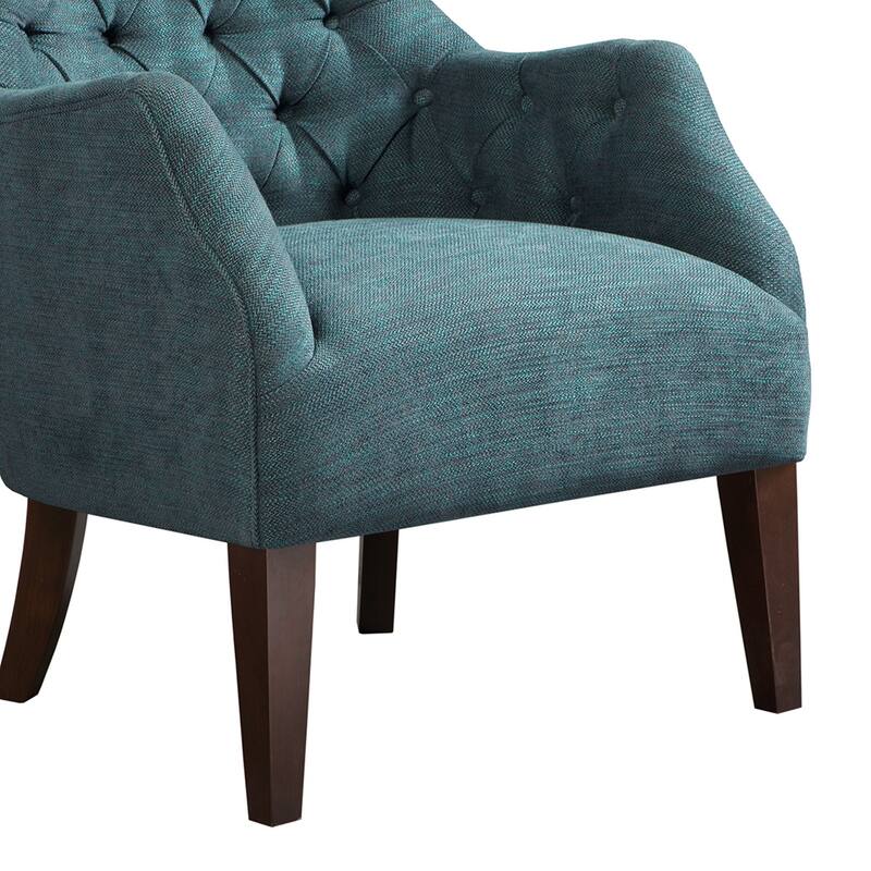 Hannah Modern Button Tufted Wingback Chair