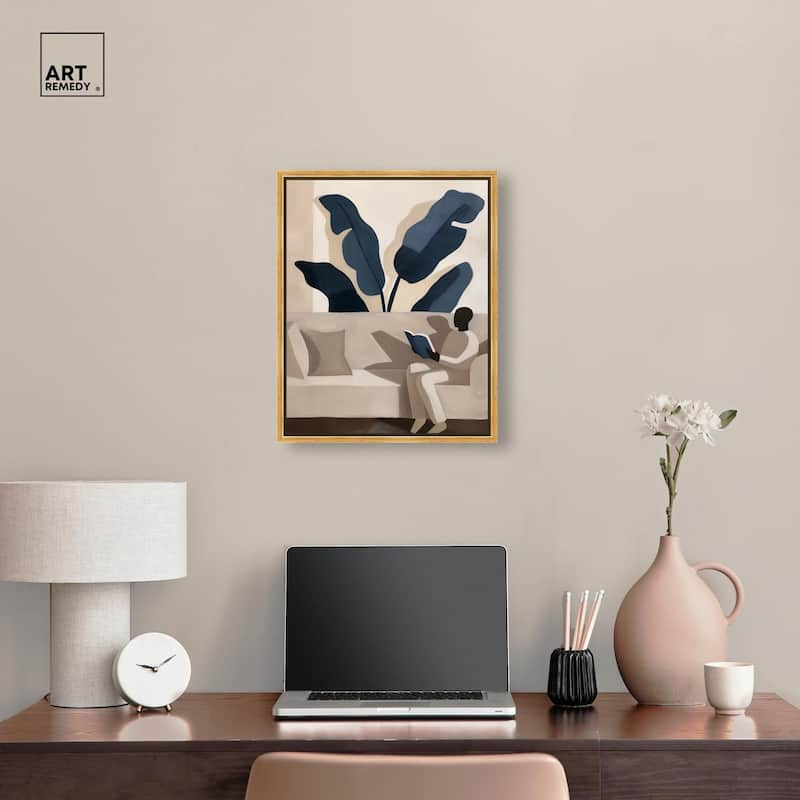 Void Reader II Canvas by Art Remedy