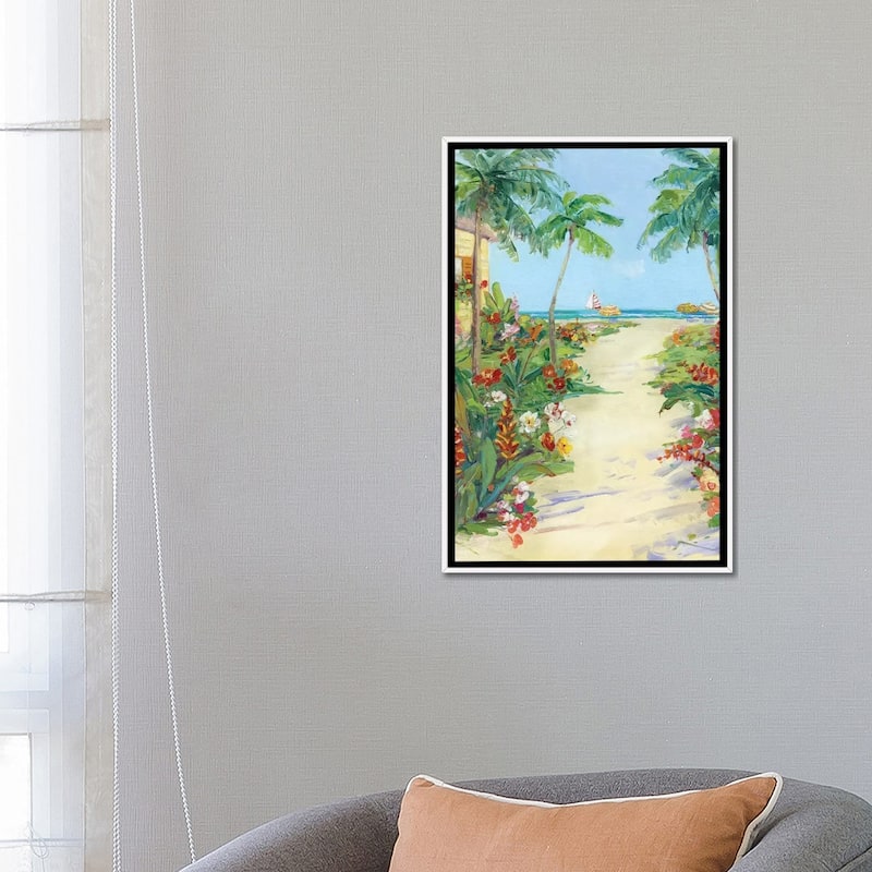 iCanvas "It's 5 o'clock Somewhere I" by Sally Swatland Framed Canvas Print