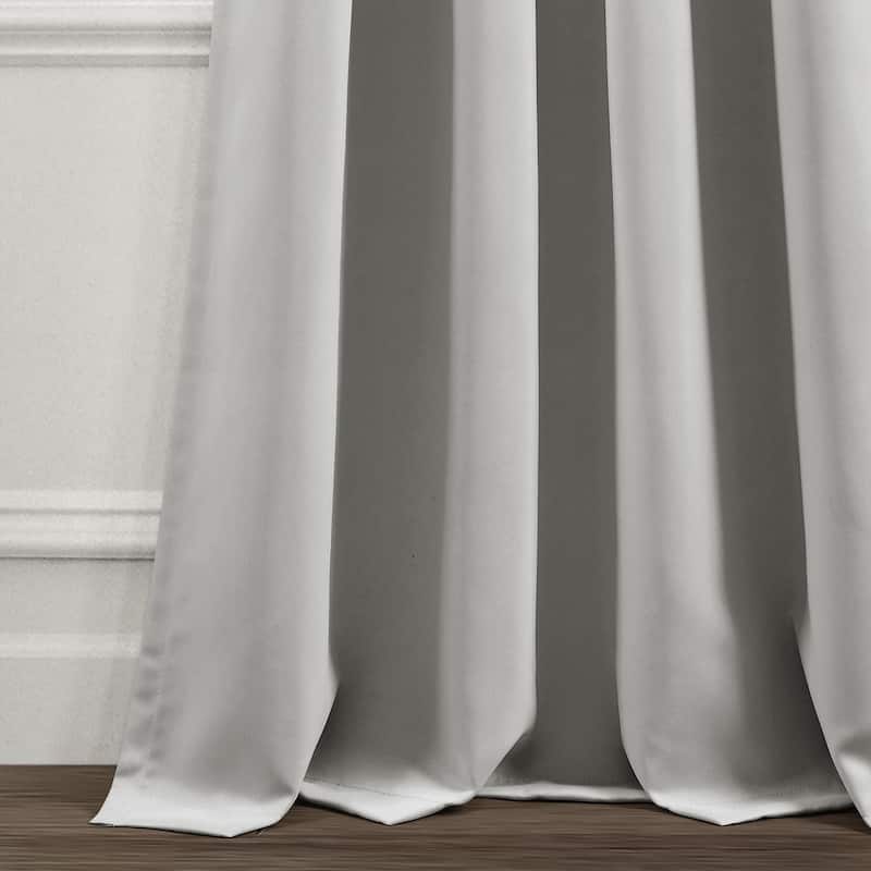 Lush Decor Insulated Rod Pocket Blackout Window Curtain Panel Pair