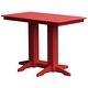preview thumbnail 5 of 40, Poly Lumber Bar Table 5' - Bright Red