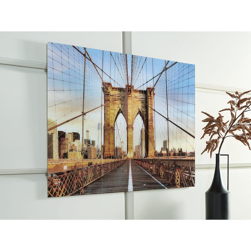 Signature Design by Ashley Shayward Blue/Brown Wall Art
