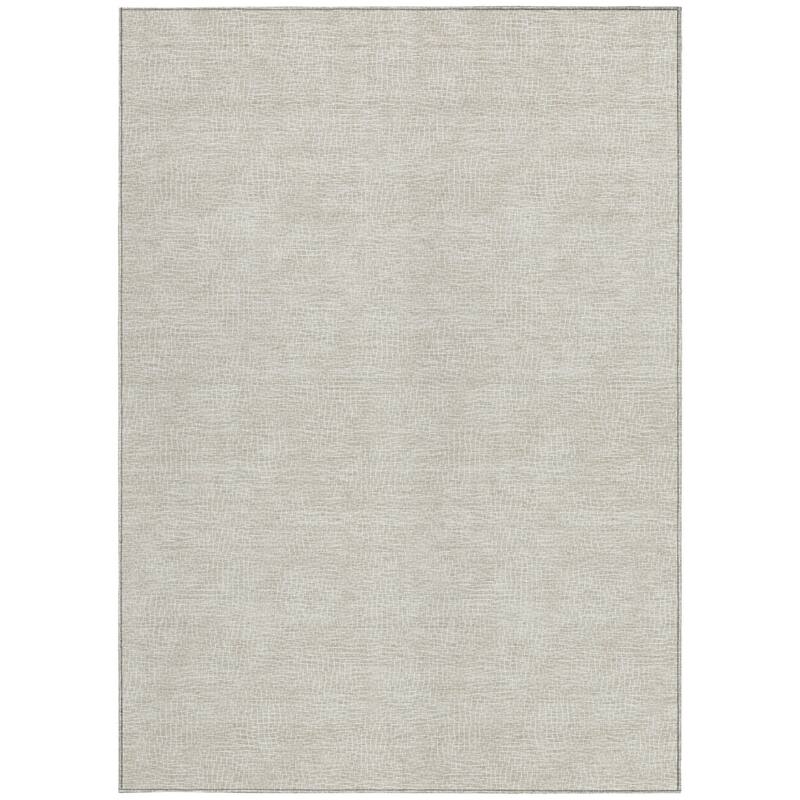 HomeRoots Geometric Transitional Rectangle Outdoor Rug