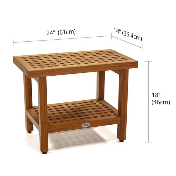 The Original Grate Teak Shower Bench - Bed Bath & Beyond - 39196264