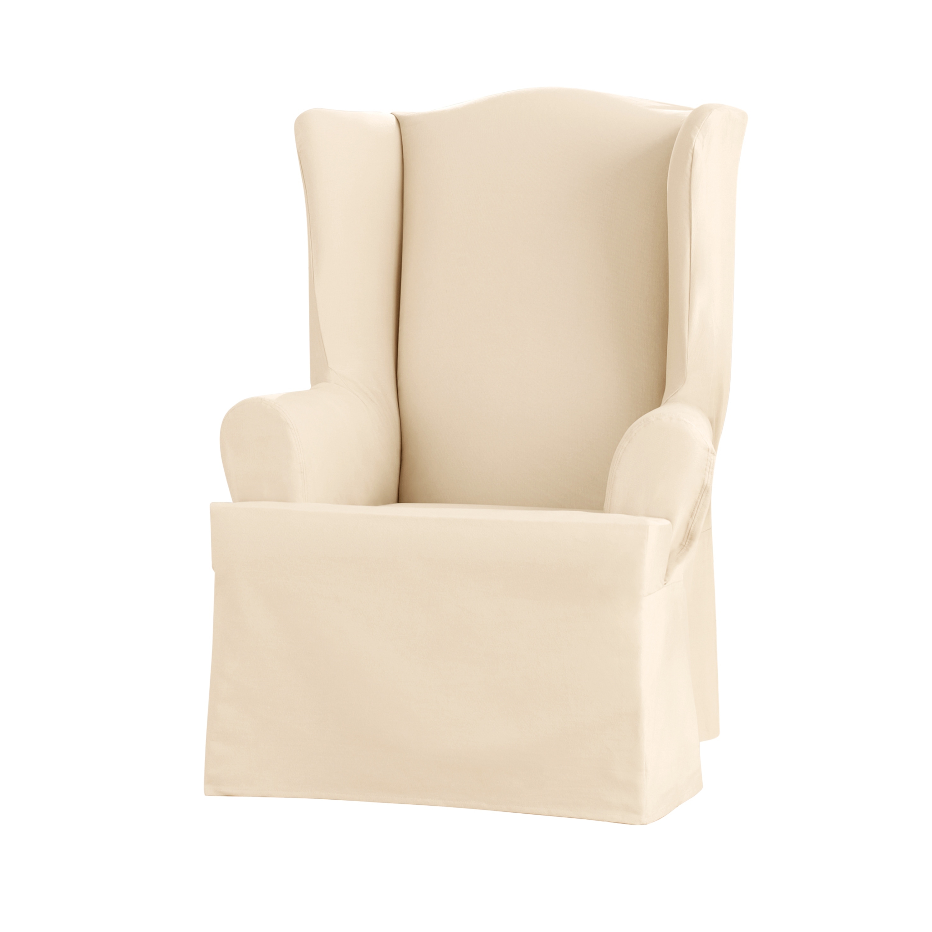 Cotton duck slipcovers shop for wingback chairs
