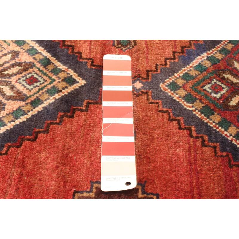 ECARPETGALLERY Hand-knotted Konya Anatolian Dark Red Wool Rug - 3'8 x 9'4