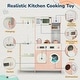 preview thumbnail 14 of 18, Wooden Play Kitchen Set for Kids, Pretend Cooking Toy, Interactive Kitchen Playset