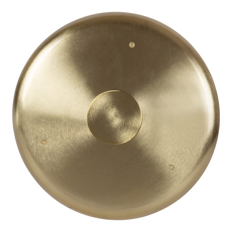 Kate and Laurel Laranya Tiered Round Decorative Tray - 12x12x15