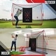 preview thumbnail 8 of 6, Zealfeel Golf Practice Net 10x7FT with Chipping Target, Mat, Balls & Carry Bag, Indoor/Outdoor Use - Red