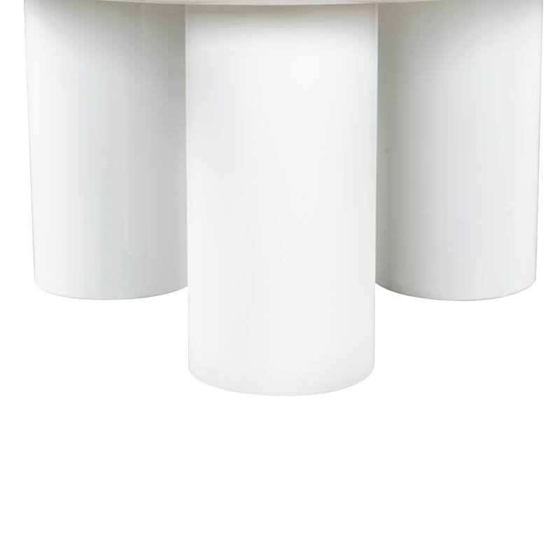 SAFAVIEH Couture Lollita Round Concrete Coffee Table - 35"W x 35"D x 18"H