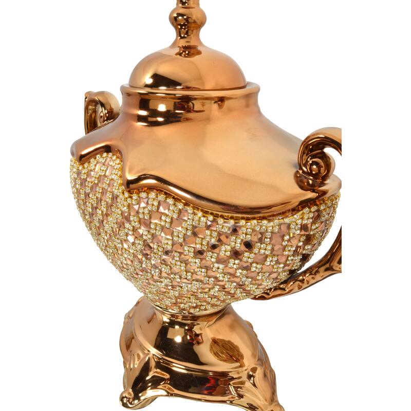 Rose Crystal Tureen with Removable Lid