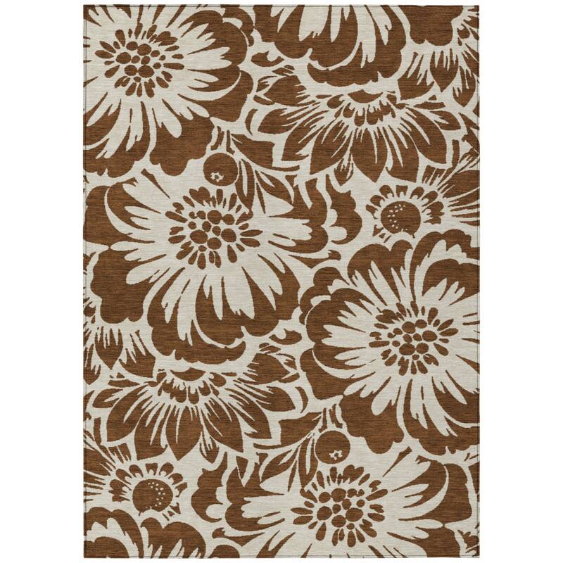 Alfine Garden-Inspired Weather Resistant Versatile Elegance Outdoor Rug