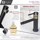 preview thumbnail 30 of 35, STYLISH Single Handle Modern Bathroom Basin Sink Faucet in Stainless Steel - Faucet Height: 6 3/8" Spout Height: 3 7/8"