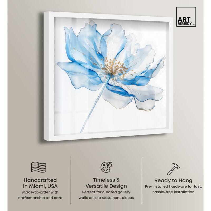 Glacier Ghost Blossom Shadowbox by Art Remedy