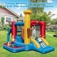 preview thumbnail 2 of 8, Costway Baseball Themed Jumping House Kids Bouncy Castle w/ 50 Ocean - Multi - See Details
