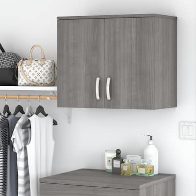 Universal Closet Wall Cabinet with Doors by Bush Business Furniture