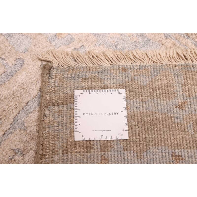 ECARPETGALLERY Hand-knotted Legacy Beige Silk Rug - 5'4 x 7'8