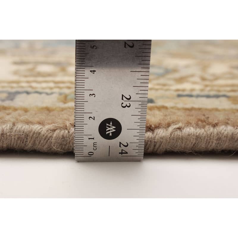 ECARPETGALLERY Hand-knotted Jules Serapi Beige Wool Rug - 5'2 x 7'11