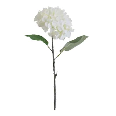 Elements Set of 6 Artificial Hydrangea, 18 Inch - N/A