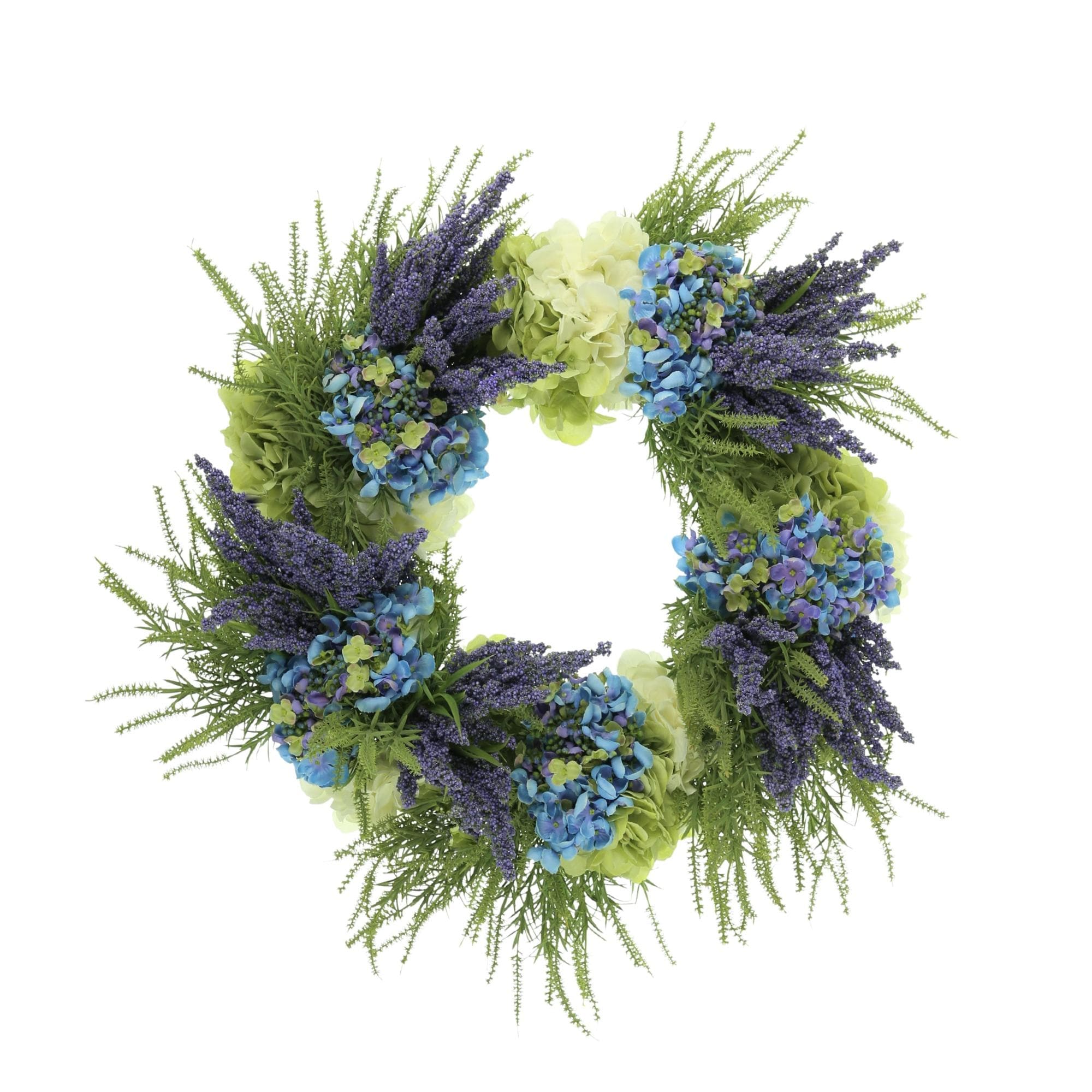 Hydrangea and Heather Door Wreath
