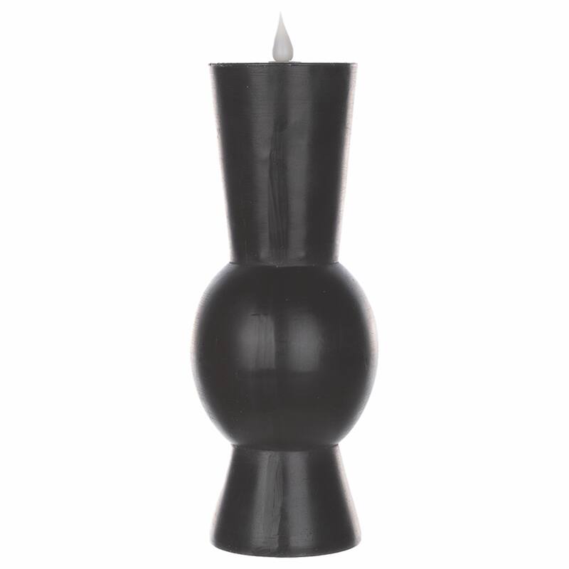 Simplux Designer LED Candle with remote (Set of 2) - Black