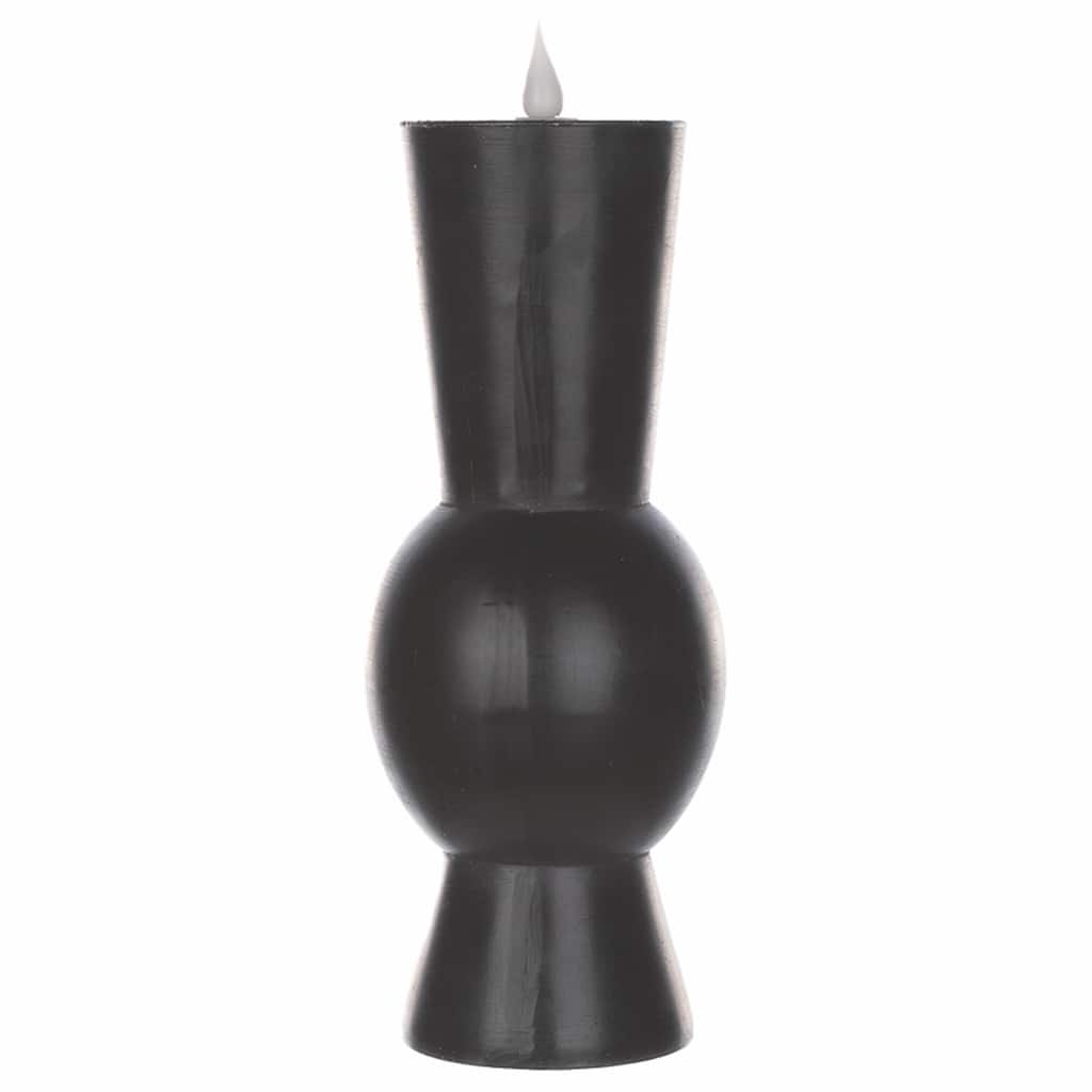 Simplux Designer LED Candle with remote (Set of 2) - Black