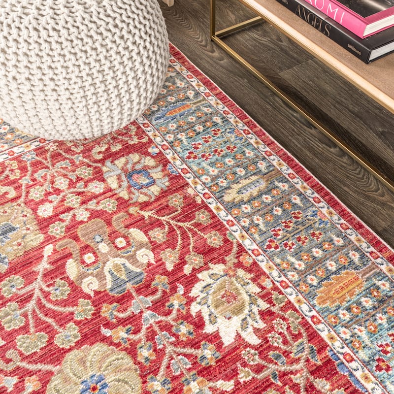 JONATHAN Y Alba Flower and Vine Area Rug