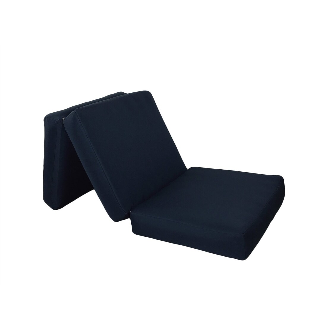 Shop 27 Navy Blue Foldable Inflatable Outdoor Patio Lounge Chair With Cover Overstock 22519588