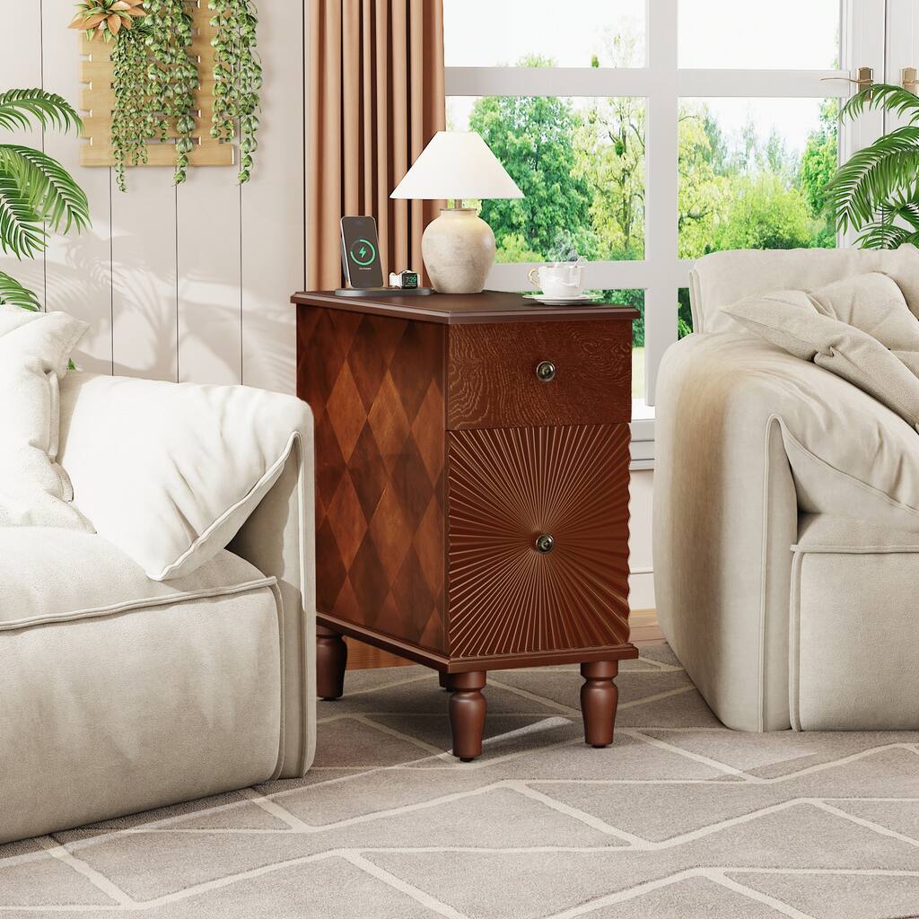 Versatile Modern Side Table with Multiple Functions for Home Decor