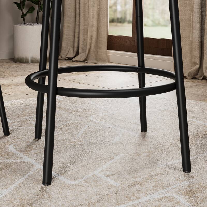 3-Piece Bar Table Set with 2 Bar Stools - Modern Pub Table