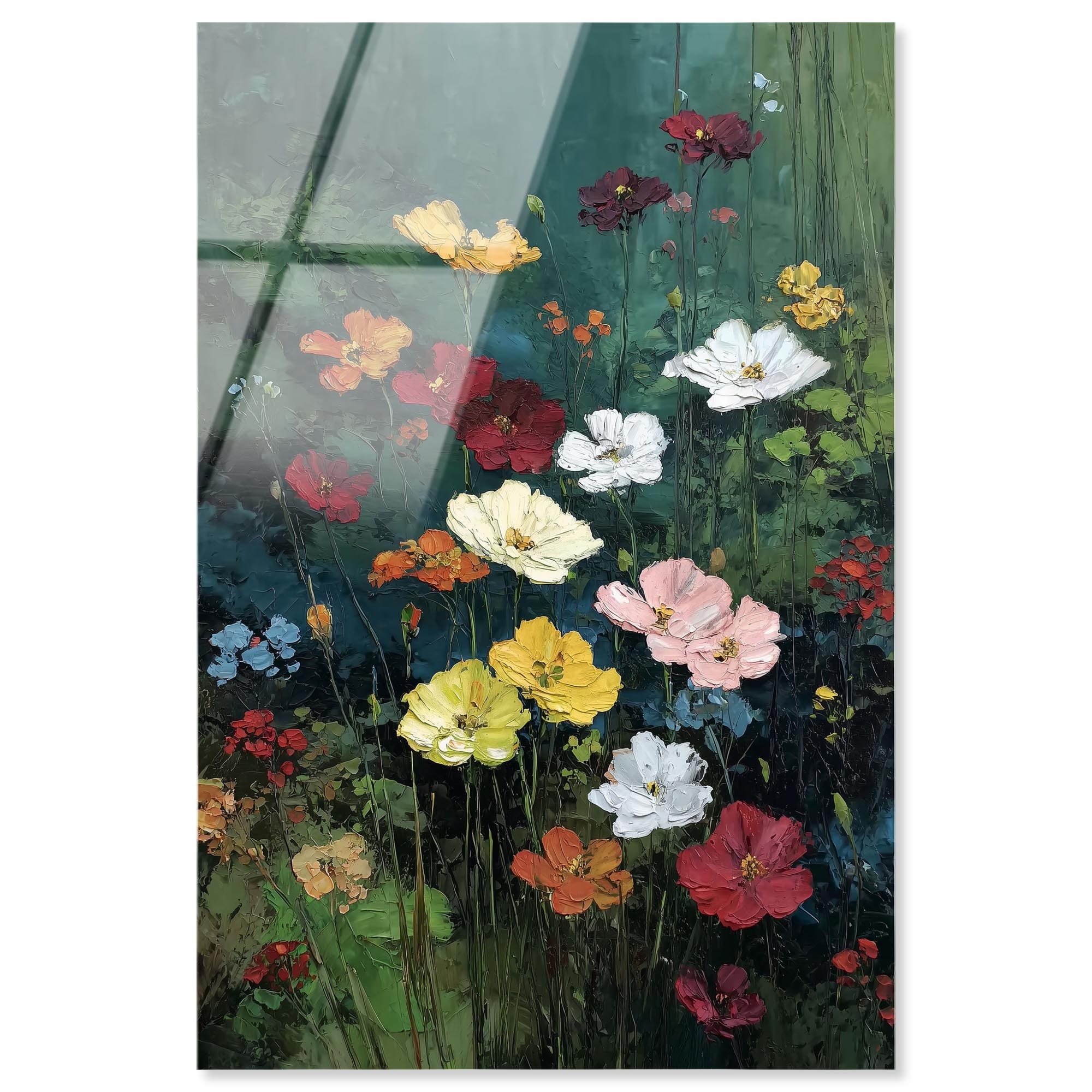 Wild Garden Kitchen Wall Decor Acrylic Print by Art Remedy