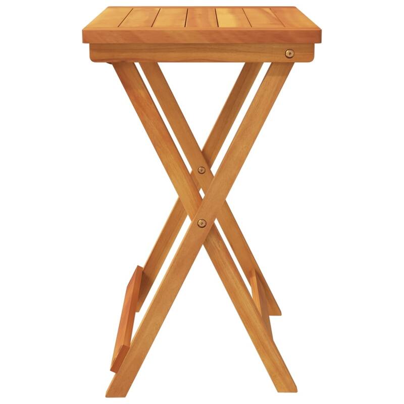 vidaXL Garden Table Natural wood Solid acacia wood with an oil finish - 14.2 x 19.7 x 23.6