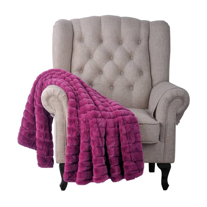 Supermink Decorative Fauxfur Throw 60'' x 80''