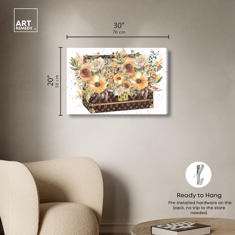 Doll Memories - Golden Memories Canvas by Art Remedy, Gallery Wrapped