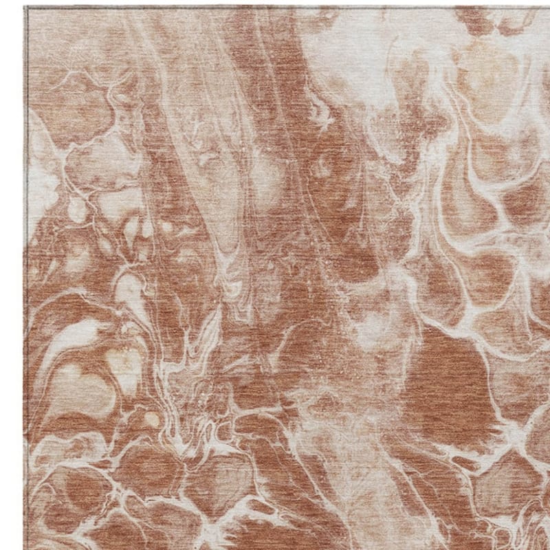HomeRoots Abstract Transitional Rectangle Outdoor Rug