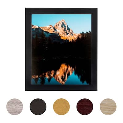 ArtToFrames Metro Modern 11x14 Inch Picture Frame, 1.25 Inch MDF Poster Frame Available in Multiple Colors (FRBW26-11x14)