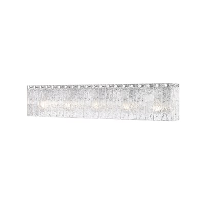 Z-Lite Glacier 5 Light Vanity - Chrome